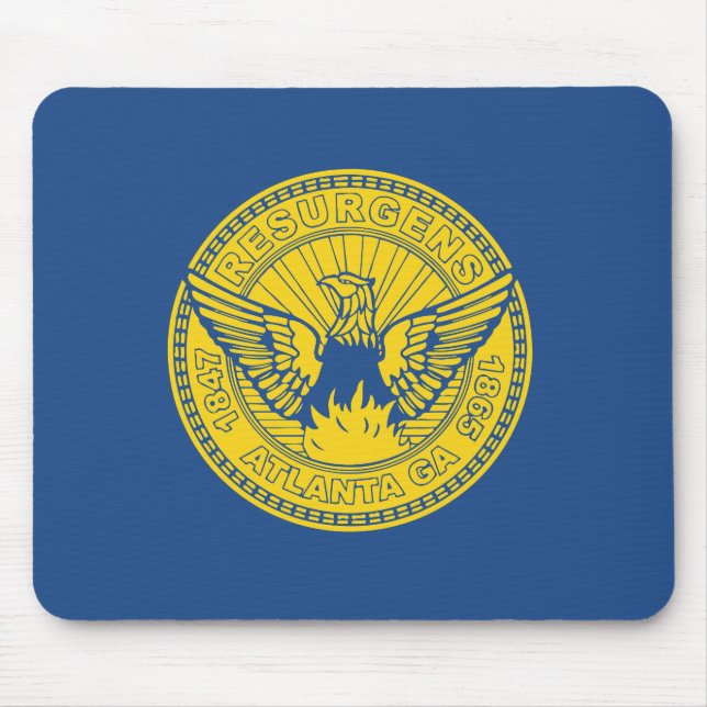 Flag of Atlanta, Georgia Mouse Pad (Front)