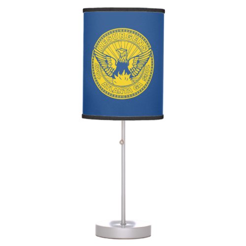 Flag of Atlanta Georgia Table Lamp