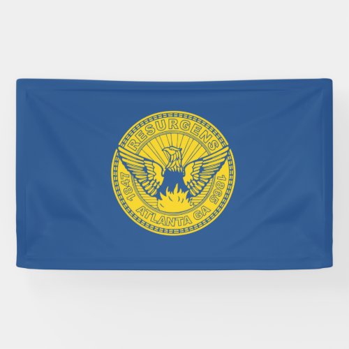 Flag of Atlanta Georgia USA Banner