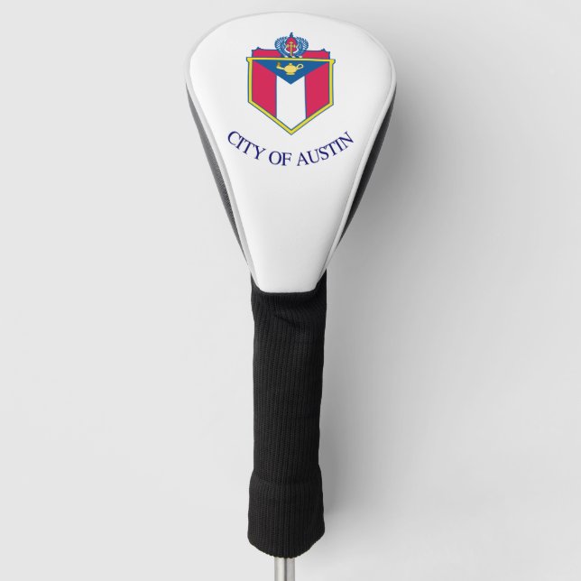 Flag of Austin, Texas Golf Head Cover (Front)