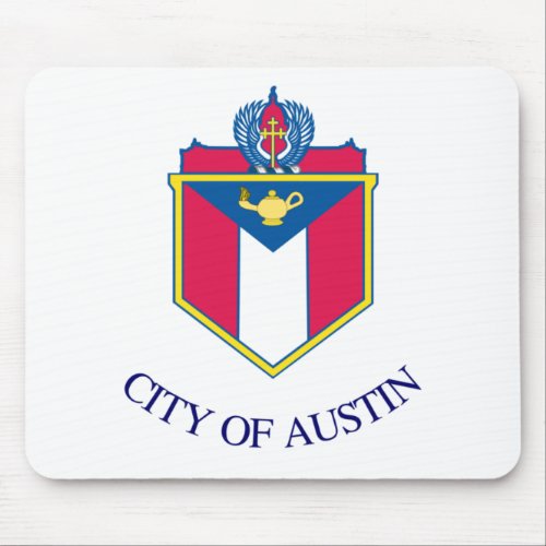 Flag of Austin Texas Mouse Pad