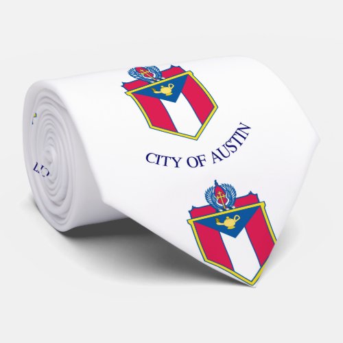 Flag of Austin Texas Neck Tie