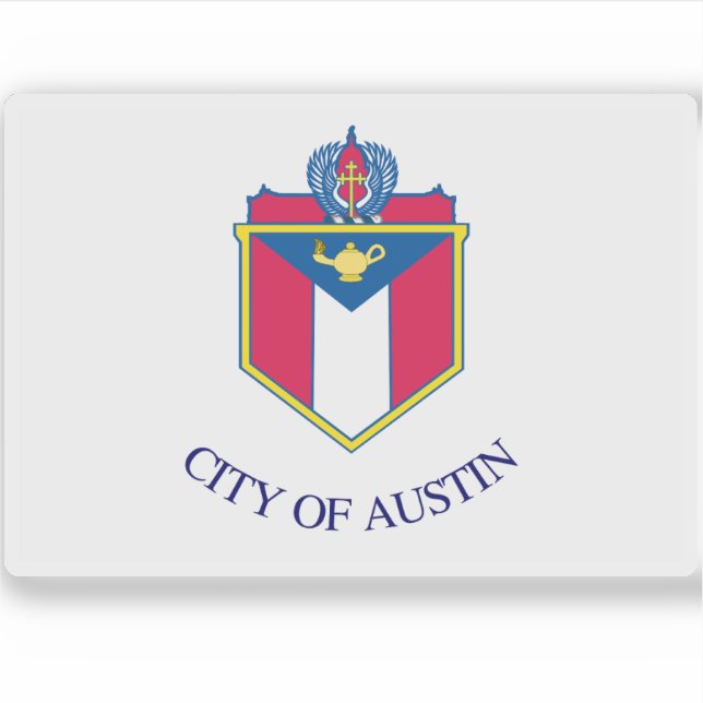 Flag of Austin, Texas, USA Sticker (Front)
