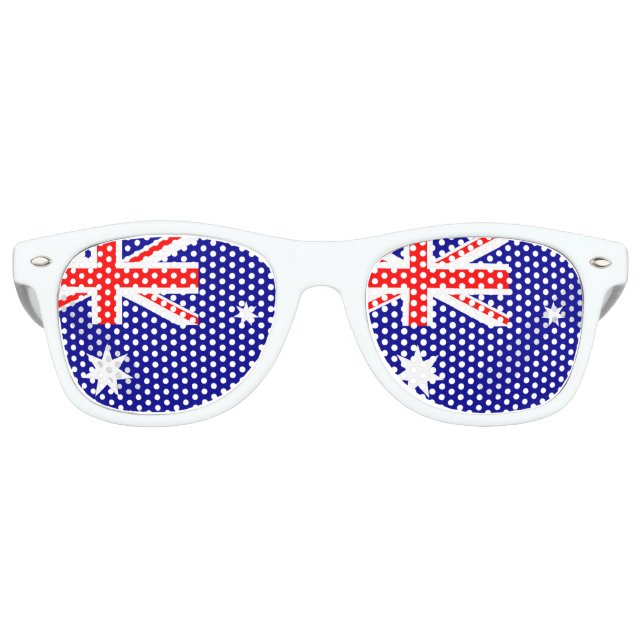 Flag of Australia - Australian Flag Retro Sunglasses (Front)