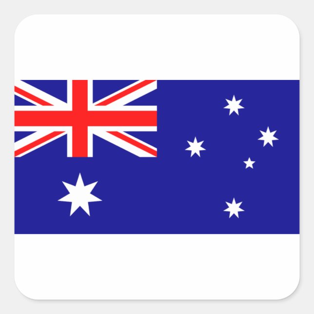Flag of Australia - Australian Flag Square Sticker (Front)