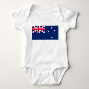 Flag of Australia Baby Bodysuit