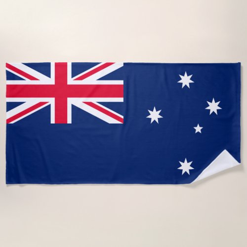 Flag of Australia Beach Towel