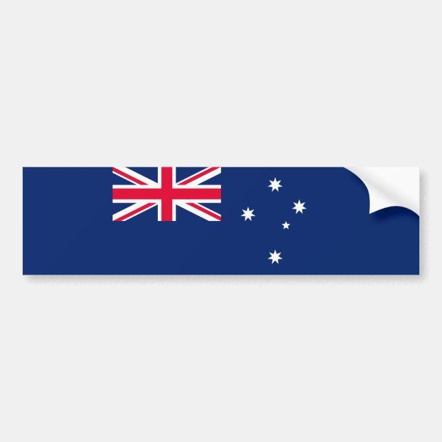 Flag of Australia Bumper Sticker (Front)