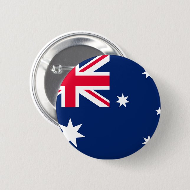 Flag of Australia Button (Front & Back)