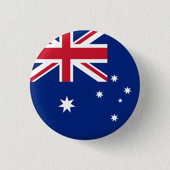 Flag of Australia Button (Front)