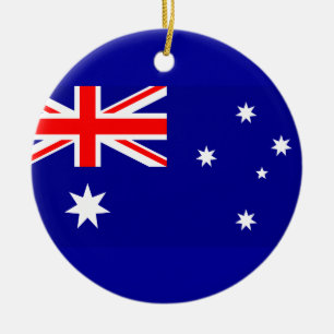 Flag of Australia Ceramic Ornament