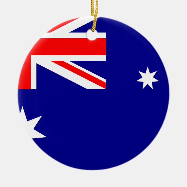 Flag Of Australia Christmas Ornament (Front)