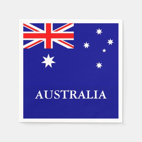 Flag of Australia Cocktail Napkin