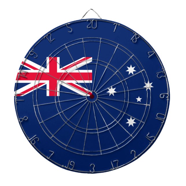 Flag of Australia Dart Board (Front)