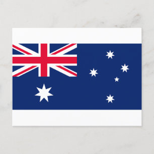 Flag of Australia Holiday Postcard