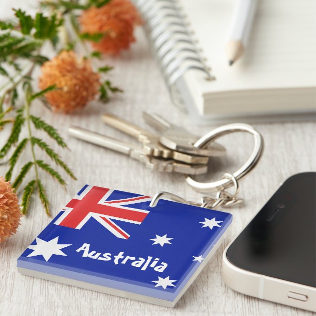 Flag of Australia Keychain (Front Right)