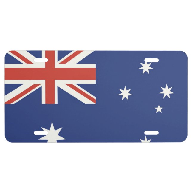 Flag of Australia License Plate (Front)