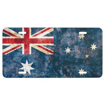 Flag Of Australia License Plate by RodRoelsDesign at Zazzle