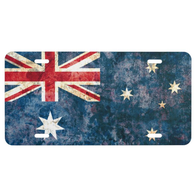 Flag of Australia License Plate (Front)