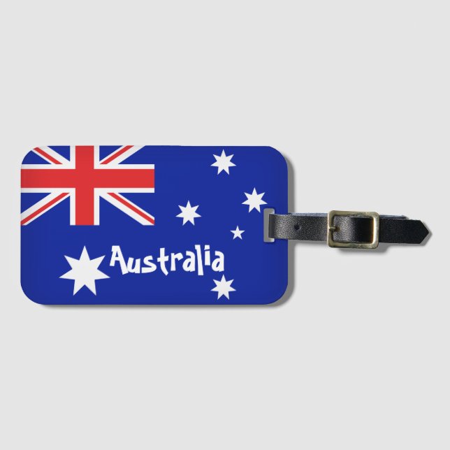 Flag of Australia Luggage Tag (Front Horizontal)