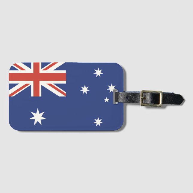 Flag of Australia Luggage Tag (Front Horizontal)