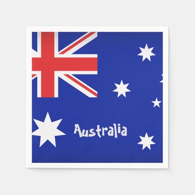 Flag of Australia Napkins (Front)