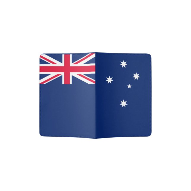 Flag of Australia Passport Holder (Opened)