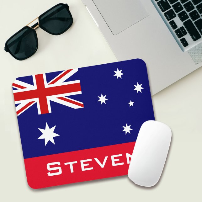 Flag of Australia Personalized Mouse Pad (Creator Uploaded)