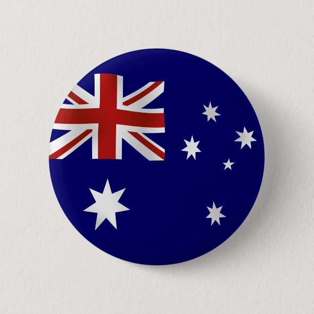 Flag of Australia Pinback Button (Front)