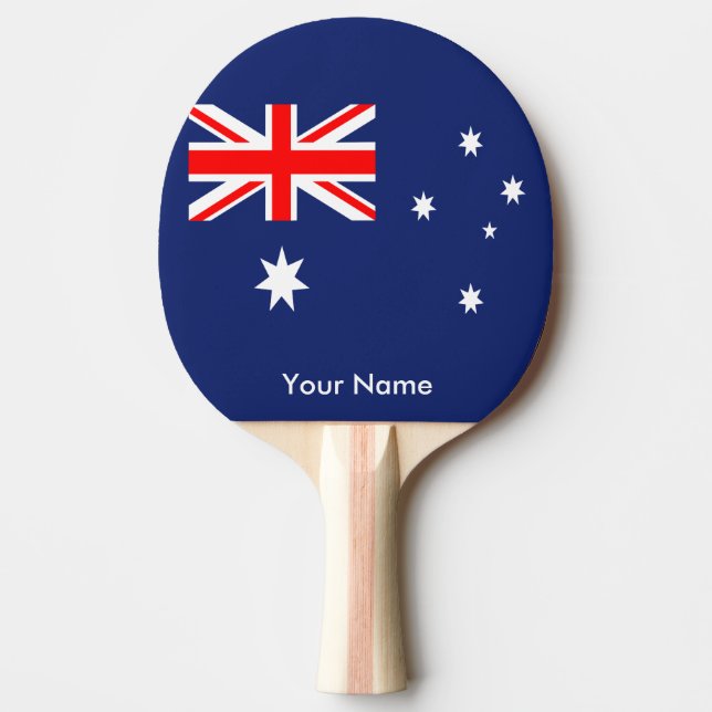 Flag of Australia Ping-Pong Paddle (Front)
