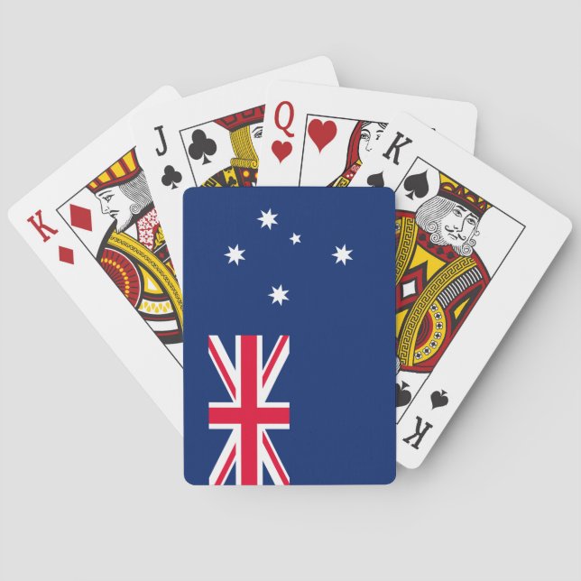 Flag of Australia Poker Cards (Back)