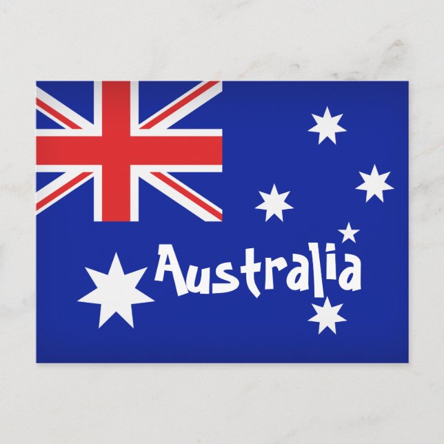 Flag of Australia Postcard (Front)