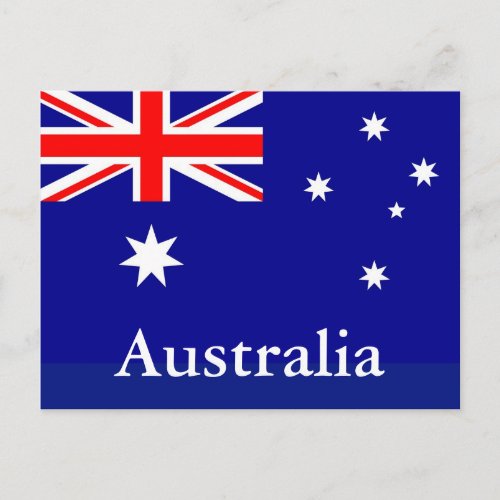 Flag of Australia Postcard