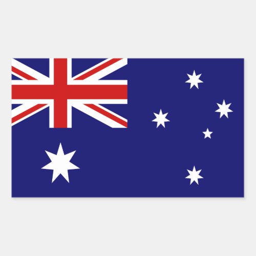 Flag of Australia Rectangular Sticker