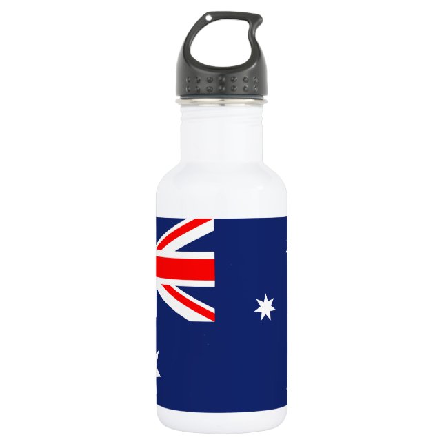 Flag of Australia Water Bottle (Front)