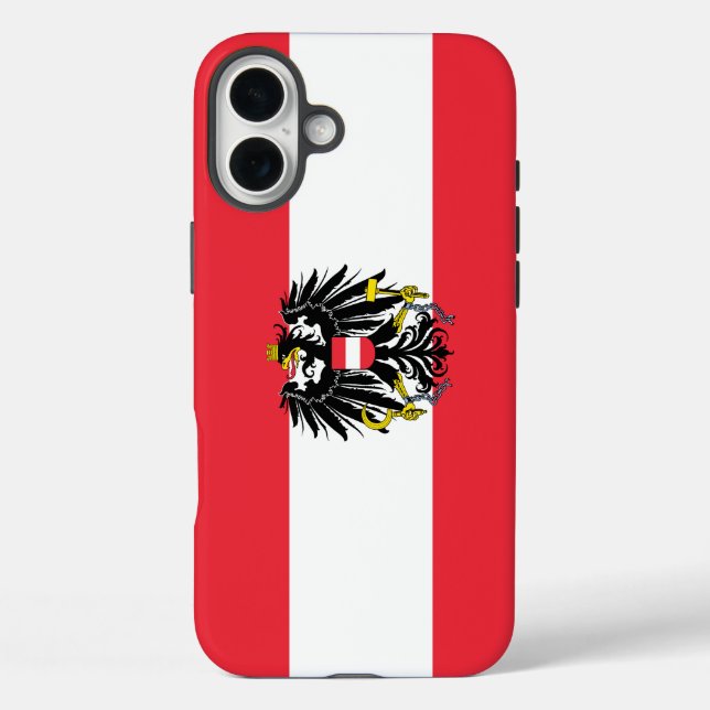 Flag of Austria / Austrian flag Case-Mate iPhone Case (Back)