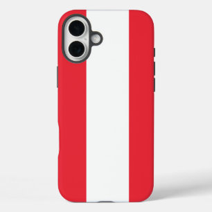 Flag of Austria / Austrian flag iPhone 16 Plus Case