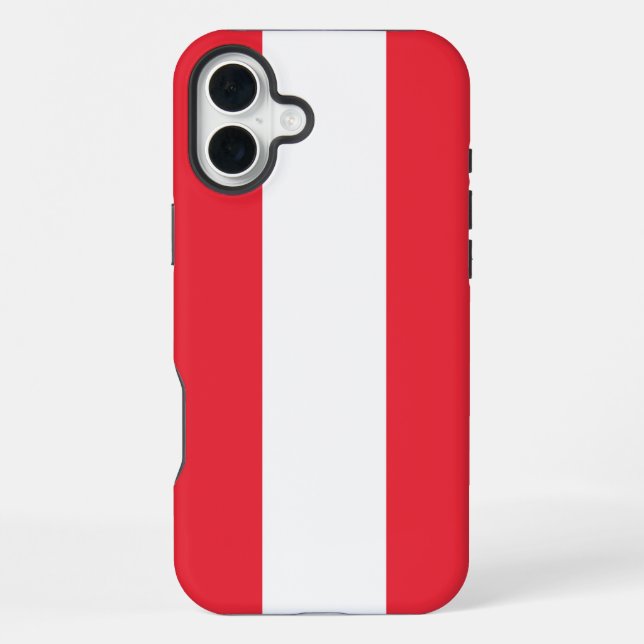 Flag of Austria / Austrian flag Iphone Case (Back)