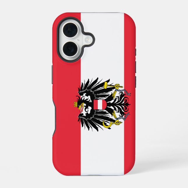 Flag of Austria / Austrian flag Iphone Case (Back)