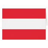 Flag of Austria Cards (Front Horizontal)
