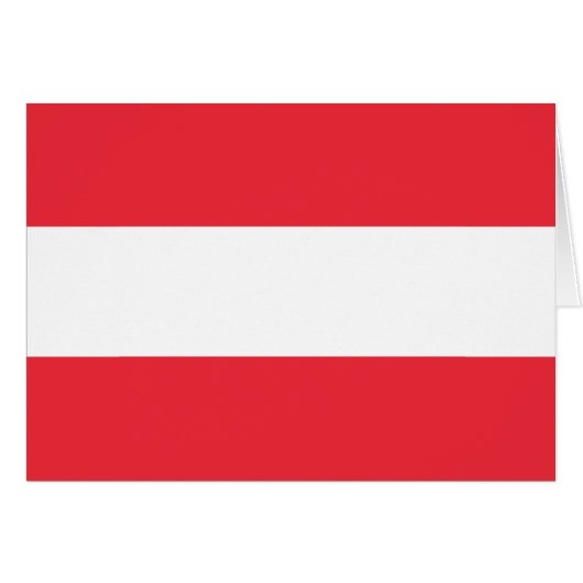 Flag of Austria Cards (Front Horizontal)