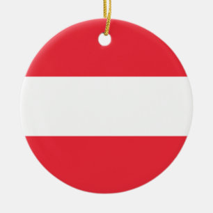 Flag of Austria Ceramic Ornament