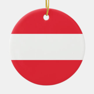 Flag of Austria Ceramic Ornament