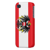 Flag of Austria iPhone Case (Back Left)