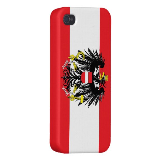 Flag of Austria iPhone Case (Back Right)