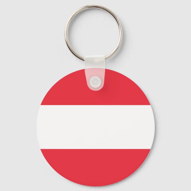 Flag of Austria Keychain (Front)