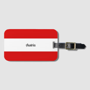 Flag of Austria Luggage Tag