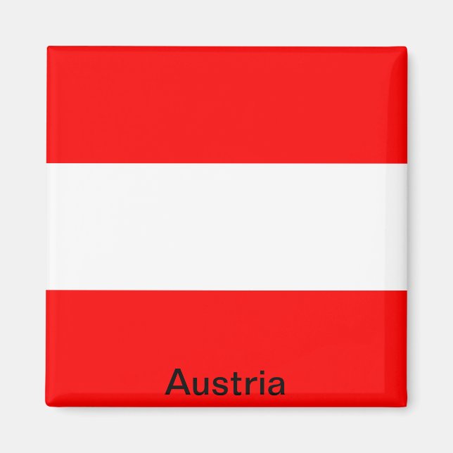 Flag of Austria Magnet (Front)