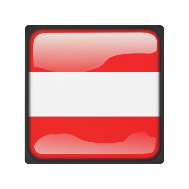 Flag of Austria Metal Print (Front)
