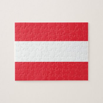 Flag Of Austria Photo Puzzle by kfleming1986 at Zazzle